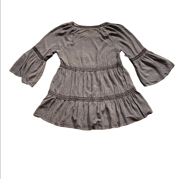 Flint and Moss bohemian style long sleeved intentionally distressed dre… - Picture 3 of 12